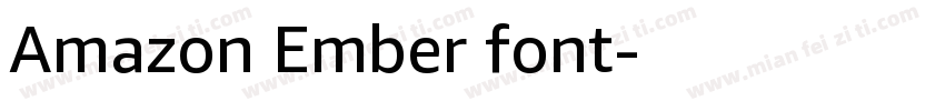 Amazon Ember font字体转换